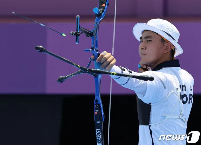 韩国运动员在射箭项目中脱颖而出