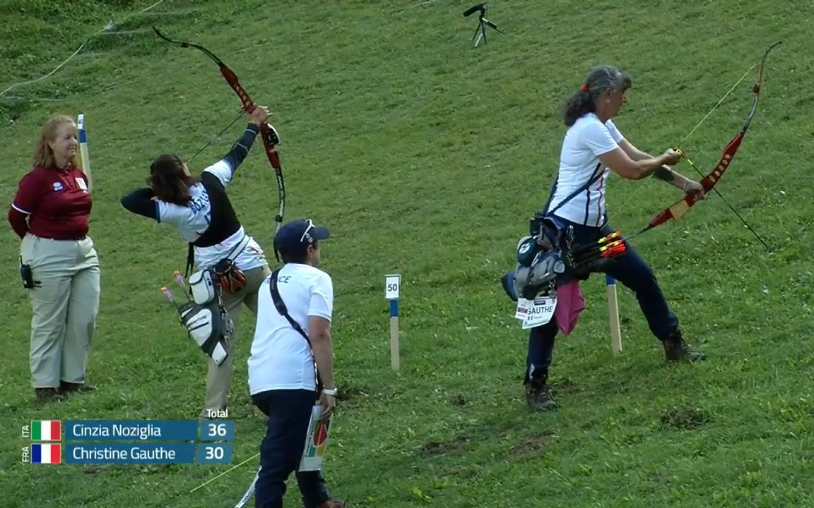 意大利射箭选手实现逆袭夺冠
